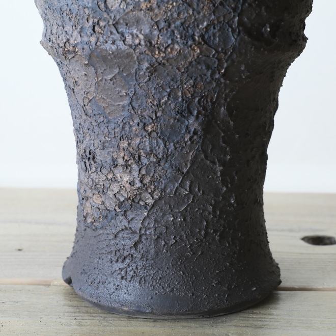 益子焼｜【益子焼】 5.6号鉢 高さ約18.5cm 植木鉢 陶器鉢 塊根