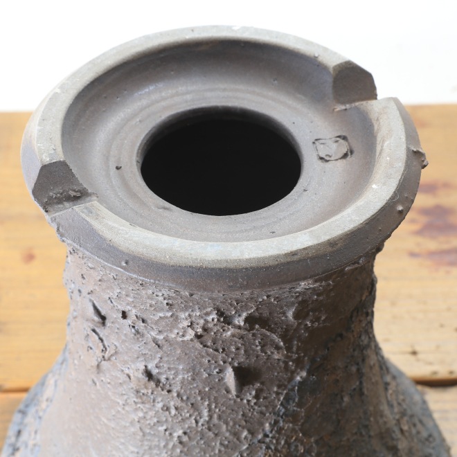 益子焼｜【益子焼】 6.1号鉢 高さ約18.5cm 植木鉢 陶器鉢 塊根植物