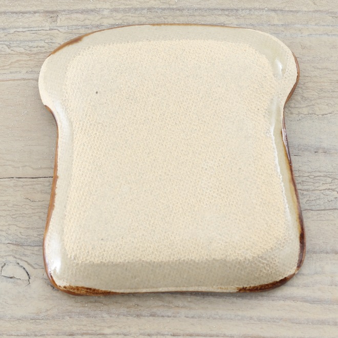 【益子焼】 おしゃれ 食パン風 小さな豆皿 小皿 NEW 【単品1枚】