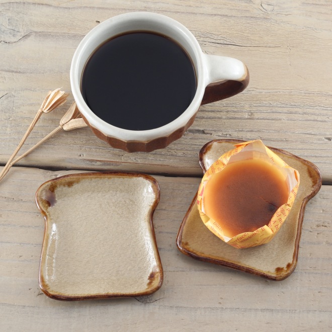 【益子焼】 おしゃれ 食パン風 小さな豆皿 小皿 NEW 【単品1枚】