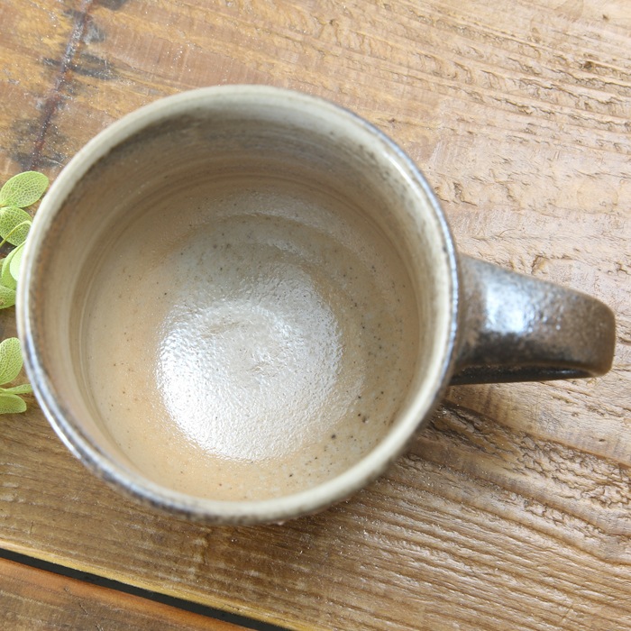 【益子焼】 マグカップ 寸胴 ふだん使いのサイズ さくら桜 単品1個