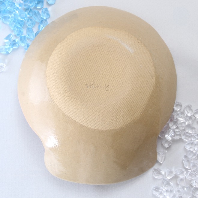 【益子焼】おしゃれ 海の生き物たちシリーズ タコ タコの深さのあるお皿 サラダボウル 【単品1枚】