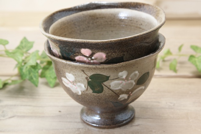 【益子焼】足付きアイスクリーム小鉢【単品１個】