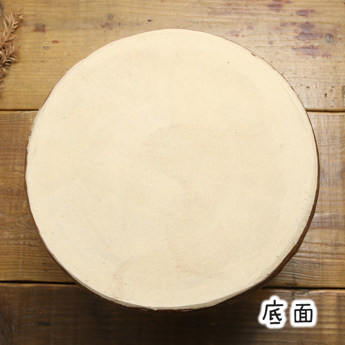 【益子焼】 かわいい ペットのお家 チンチラの砂浴び容器・寝床・隠れ家に「陶器のちら壺（ちらつぼ）」 直径約25cm。高さ約17cm【単品販売】※送料込み※沖縄は送料+880円別途