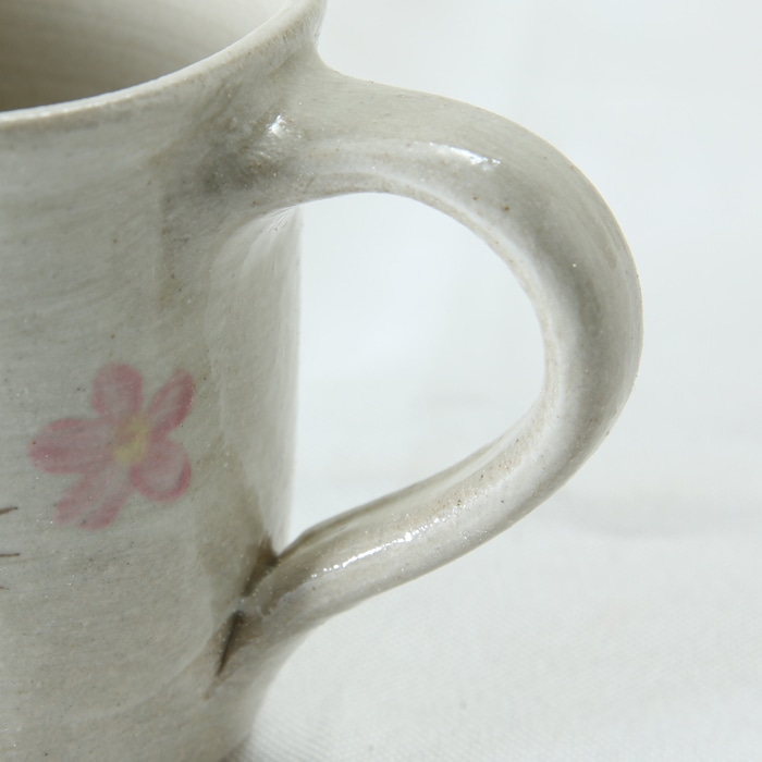 【益子焼】こどものうつわ。益子焼のかわいい絵柄の子供用マグカップ 明るめな風合い NEW 【単品1個】