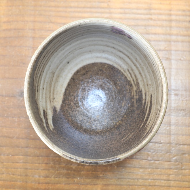 【益子焼】カフェオレボウル スープボウルにも 布目ぶどうシリーズ【単品1個】