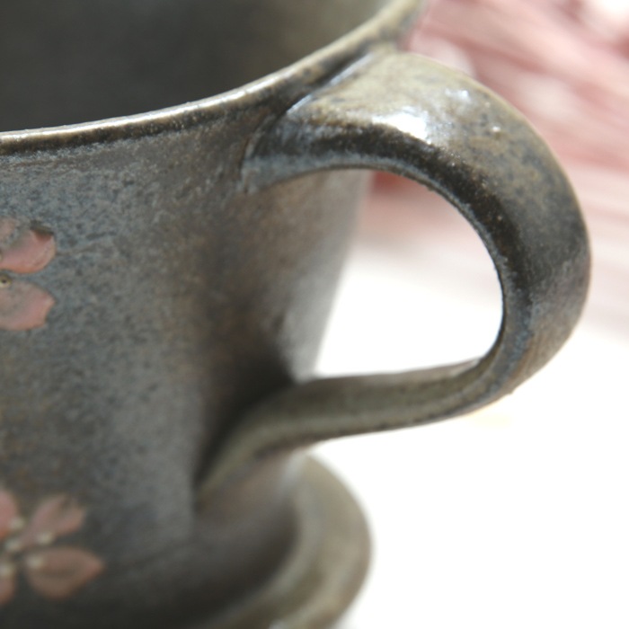 【益子焼】　益子焼の素朴な風合いで楽しむ　万能コーヒードリッパー　さくら桜　上部のみ単品販売