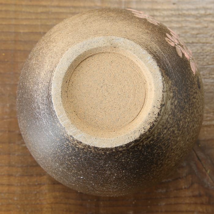 益子焼｜【益子焼】 花瓶 花器 フラワーベース 高さ13cm 丸く膨らませ