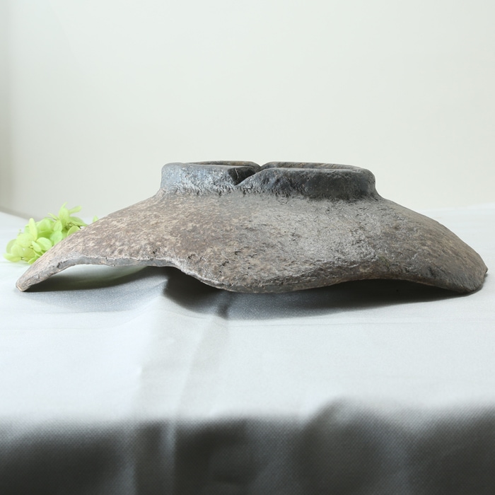 【益子焼 作家】 月兎窯 宮島將實作 石のような凸凹感のあるデザイン どっしり重厚感のある 「石目シリーズ」菱形風 深さのある大鉢 (単品1個)