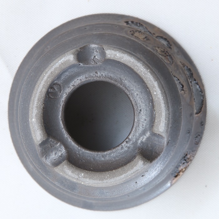 【益子焼】 3.1号鉢 植木鉢 陶器鉢 塊根植物 パキポディウム グラキリス 【黒金銀河鉢・Black＆Gold Garaxy】 高さ6.5～7cm 作家 陶芸家 横山雄一作