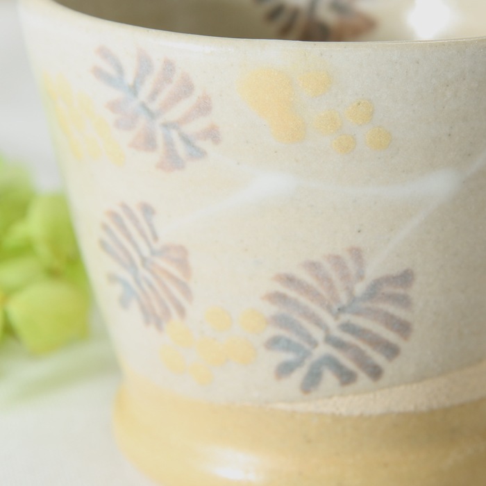 【益子焼】釉シリーズ ミモザ お手頃サイズのマグカップ 【単品1個】