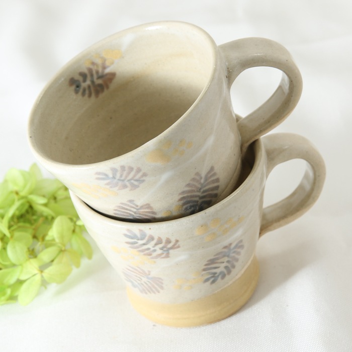 【益子焼】釉シリーズ ミモザ お手頃サイズのマグカップ 【単品1個】