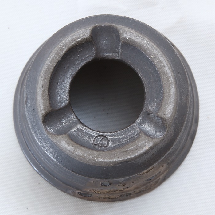 【益子焼】 3.5号鉢 植木鉢 陶器鉢 塊根植物 パキポディウム グラキリス 【黒金銀河鉢・Black＆Gold Garaxy】 上部2ライン 高さ7cm 作家 陶芸家 横山雄一作