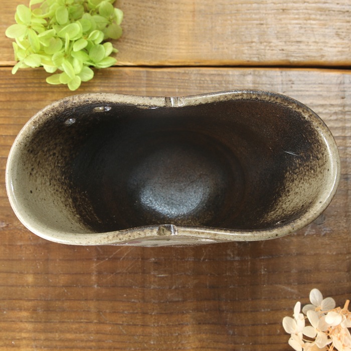 【益子焼】 蚊取り線香入れ 蚊取り線香ホルダー おしゃれ 荒しのぎ 炭化焼カラフルさくら桜模様 陶器 普通サイズ 【陶器本体1個・棒1本付き】※蚊取り線香は付きません