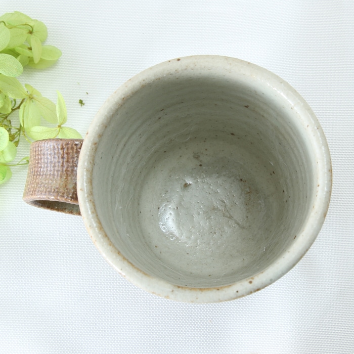 【益子焼 作家】 木村世傑作 小花模様 お手頃サイズ マグカップ （単品１個）