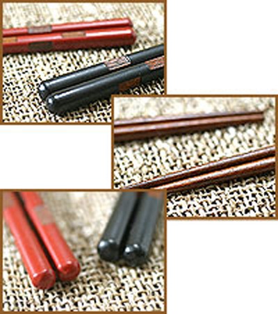 お洒落にカットしたデザイン『彫り市松お箸』