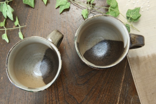 【益子焼】マグカップ　【優しい風合いのつばきシリーズ・単品１個】