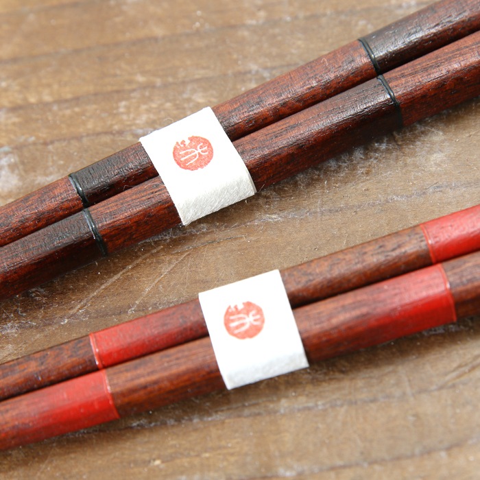 グラデーションのデザイン!こだわり2色夫婦のお箸