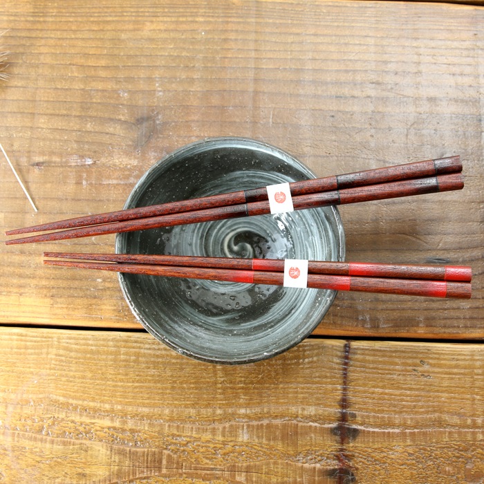 グラデーションのデザイン!こだわり2色夫婦のお箸