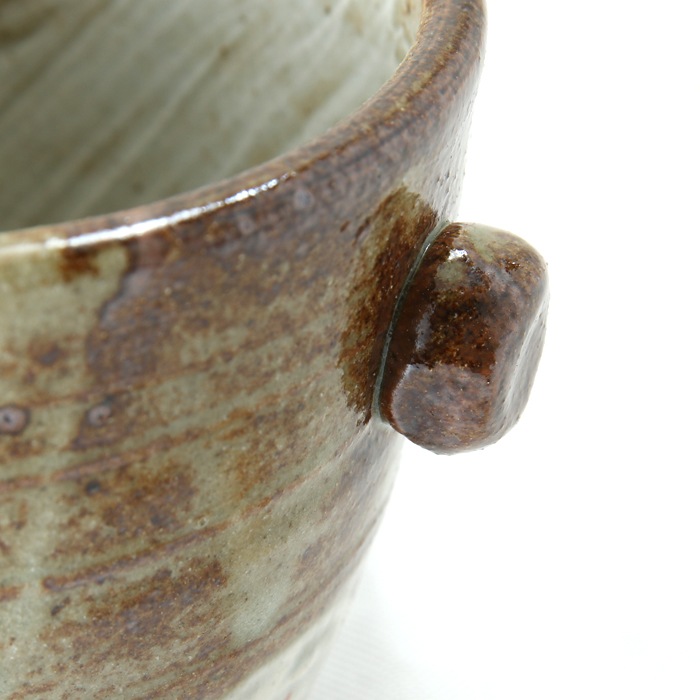 【益子焼 作家】 木村世傑作！焼酎グッズ氷入れ「陶器のアイスペール」【サイズ小】（小花模様・単品１個）