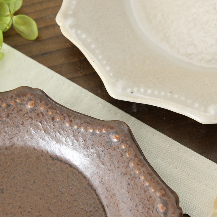 益子焼｜【益子焼】釉シリーズ。いっちんドット柄のアンティーク