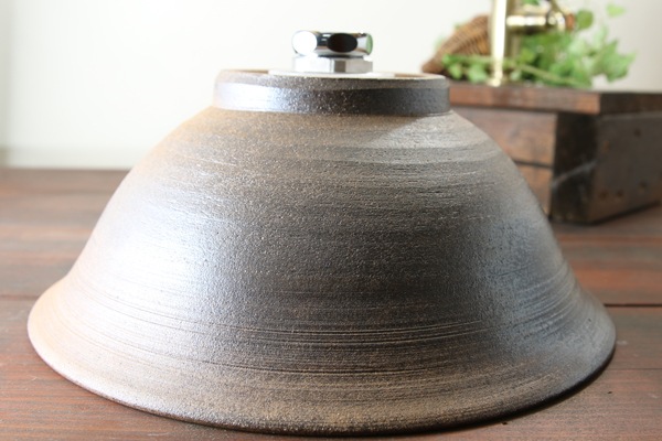 【益子焼】手洗いで癒やされる 陶器 おしゃれ 益子焼 手洗い洗面ボウル 手洗い鉢 手洗いボウル 手洗い器【さくら・丸いデザイン・排水部分の洗面金具付き・単品１個】※1点もの※ギフト包装不可