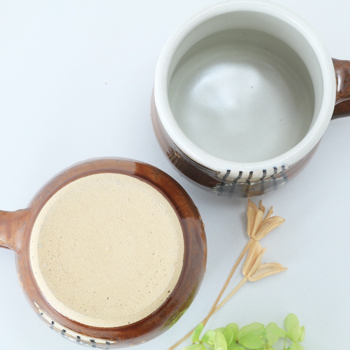 【益子焼】 マグカップ  ギターのマグカップ 音符 いっちん ひとつひとつ手作り 【単品1個】