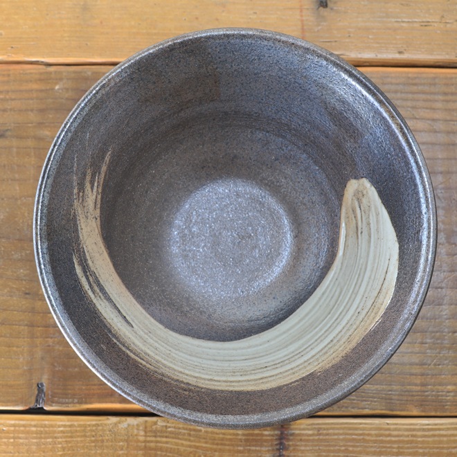【益子焼】どんぶり 丼 ラーメン丼 麺鉢 に最適 素朴な刷毛目模様 【ロゴなし単品1個】