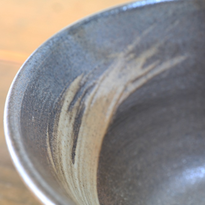 【益子焼】どんぶり 丼 ラーメン丼 麺鉢 に最適 素朴な刷毛目模様 【ロゴなし単品1個】