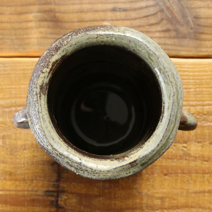【益子焼】 花器 花瓶 花びん フラワーベース 花生け 花活け 作家のこだわり 赤貝文様花器　筒花瓶 筒花生け  1点もの 再制作なし ( 定年 退職 贈り物 退職祝い 退職記念 自分へのご褒美 などの贈り物に )