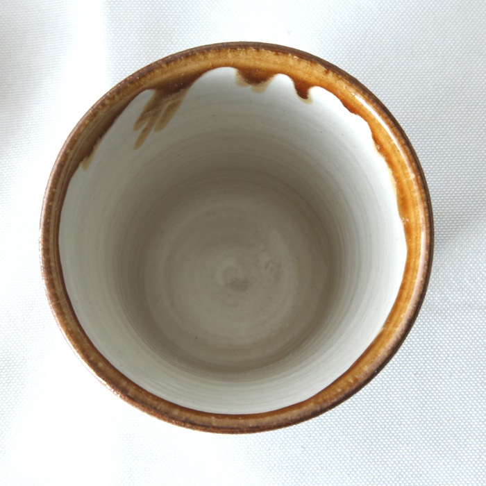 【益子焼】キャラメルいっちんミニフリーカップ【単品１個】