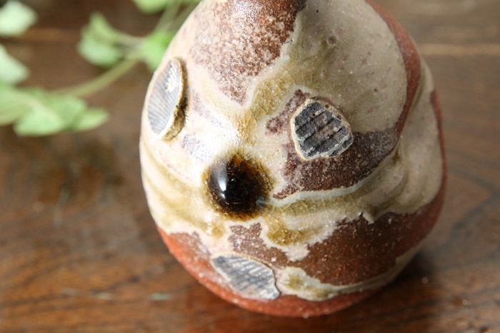 【益子焼】 酒器 酒器セット とっくり おちょこ お猪口 作家のこだわり 赤貝文様酒器揃  1点もの 【徳利１個・ぐい呑２個のセット】 ( 定年 退職 贈り物 退職祝い 退職記念 自分へのご褒美 などの贈り物に )