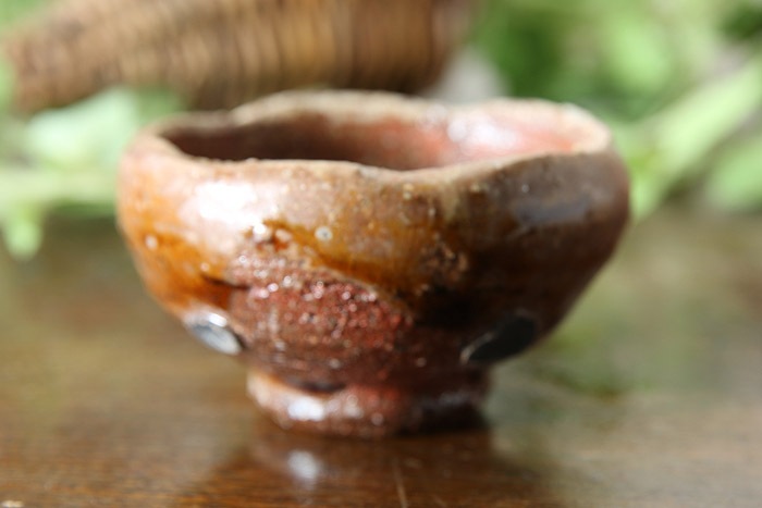 【益子焼】 酒器 酒器セット とっくり おちょこ お猪口 作家のこだわり 赤貝文様酒器揃  1点もの 【徳利１個・ぐい呑２個のセット】 ( 定年 退職 贈り物 退職祝い 退職記念 自分へのご褒美 などの贈り物に )