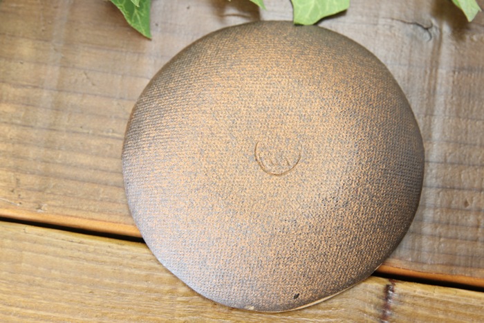 【益子焼】ぶどうの深さのある丸小皿【白化粧ぶどうシリーズ】【単品１枚】