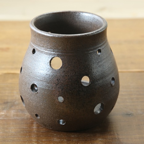 益子焼 香炉 銀ぼや 木箱入 送料込み1025 【公式通販】