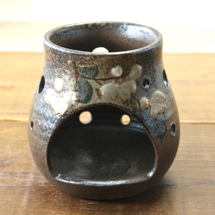 益子焼｜【益子焼】 癒やしの茶香炉セットNEW アロマポット 陶器 炭化