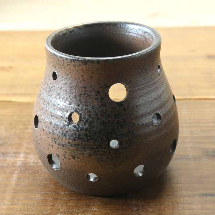益子焼｜【益子焼】 癒やしの茶香炉セットNEW アロマポット 陶器 炭化