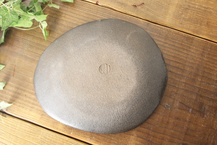 【益子焼】たたら作りの大きめゆったり卵形の取り皿【単品1枚】