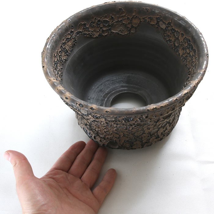 益子焼｜【益子焼】 7.3号鉢 植木鉢 陶器鉢 塊根植物 アガベ サボテン