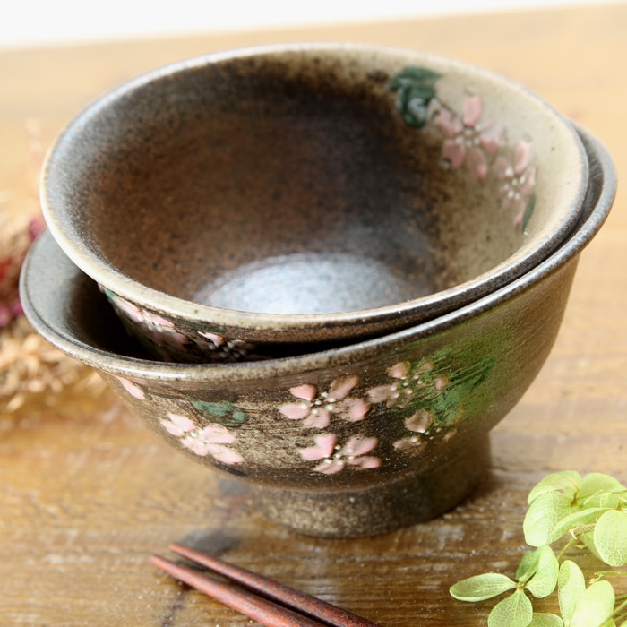 益子焼、茶碗 和雑貨 四季彩堂 オンラインショップ / 益子焼 茶碗 釉彩線条紋