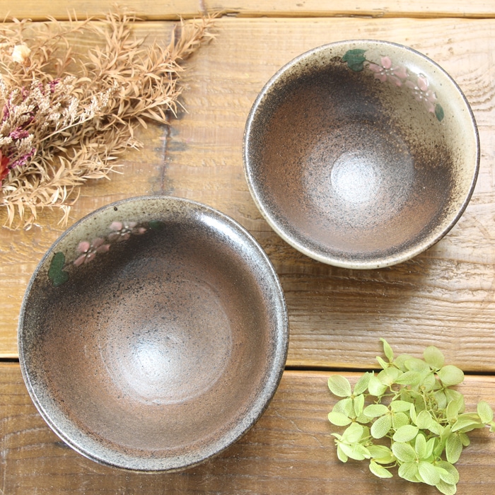 益子焼｜【益子焼】 さくら 桜 夫婦茶碗 夫婦ごはん茶碗 ご飯