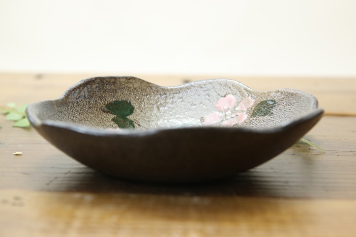 【益子焼】たたら作りの変形小鉢【サイズ中】【単品１枚】