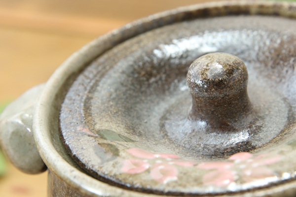 【益子焼】ふっくら手付きのシュガーポット【さくら・単品1個】