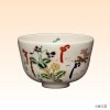 茶碗　仁清　春草|春の茶道具