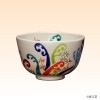 茶碗　色絵　蕨（わらび）|春の茶道具