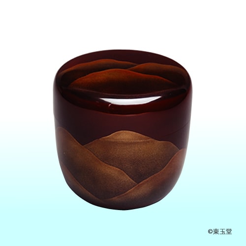 大棗 溜塗 遠山蒔絵 | 茶器（茶入、棗） | |茶道具通販 お茶道具東玉堂