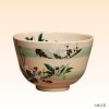 茶碗　琳派写　春草|春の草花の茶道具|春の茶道具