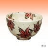 茶碗　粉引　紅葉|茶碗|秋の茶道具