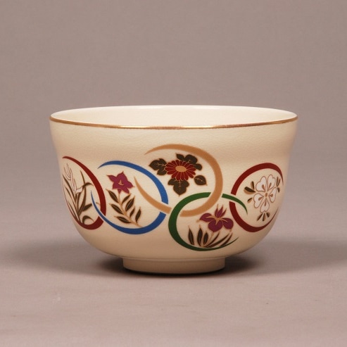 仁清 銘 馬紋 古い 茶碗 TN 104 70816 仁清 銘 馬紋 古い 茶碗 TN 104