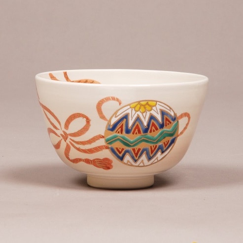 茶碗　仁清　手毬
